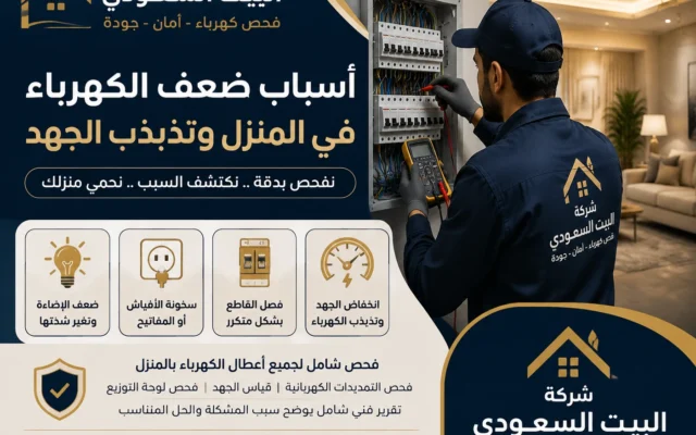 أسباب ضعف الكهرباء في المنزل وتذبذب الجهد