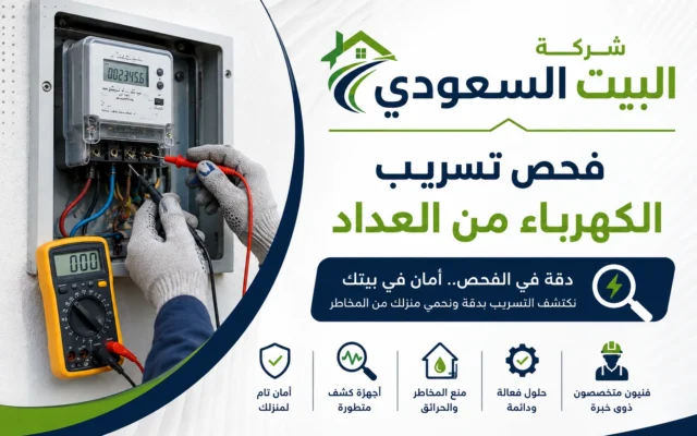 فحص تسريب الكهرباء من العداد