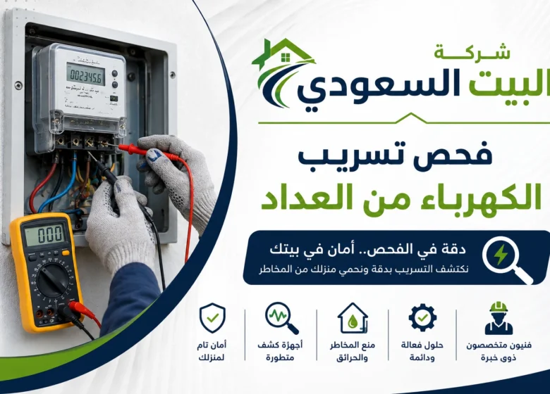 فحص تسريب الكهرباء من العداد