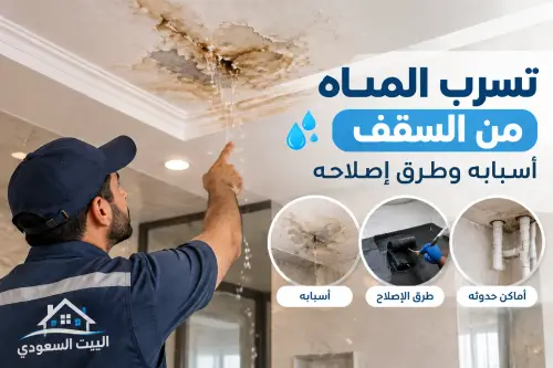 تسرب المياه من السقف